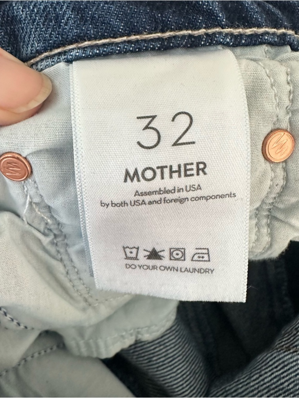 Mother The Half Pipe Ankle Denim Jeans SZ 32 - Picture 7 of 8